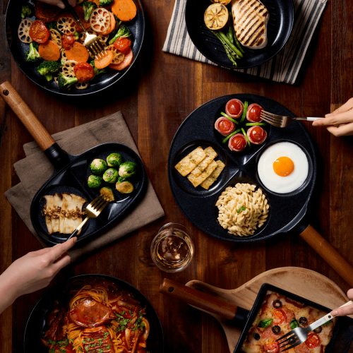 Truecook IH Ceramic Black Premium Pans 7 type